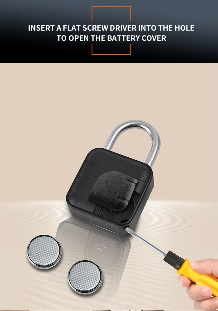 3 Battery-powered padlock 3 Battery-powered padlock