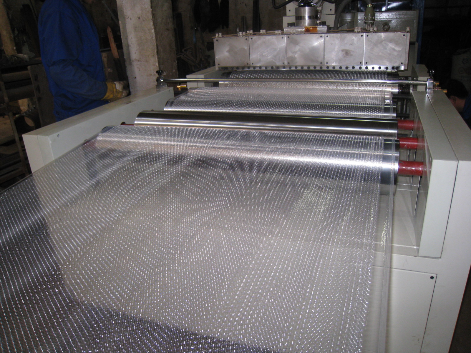 Double Layer Bubble Film Making Machine