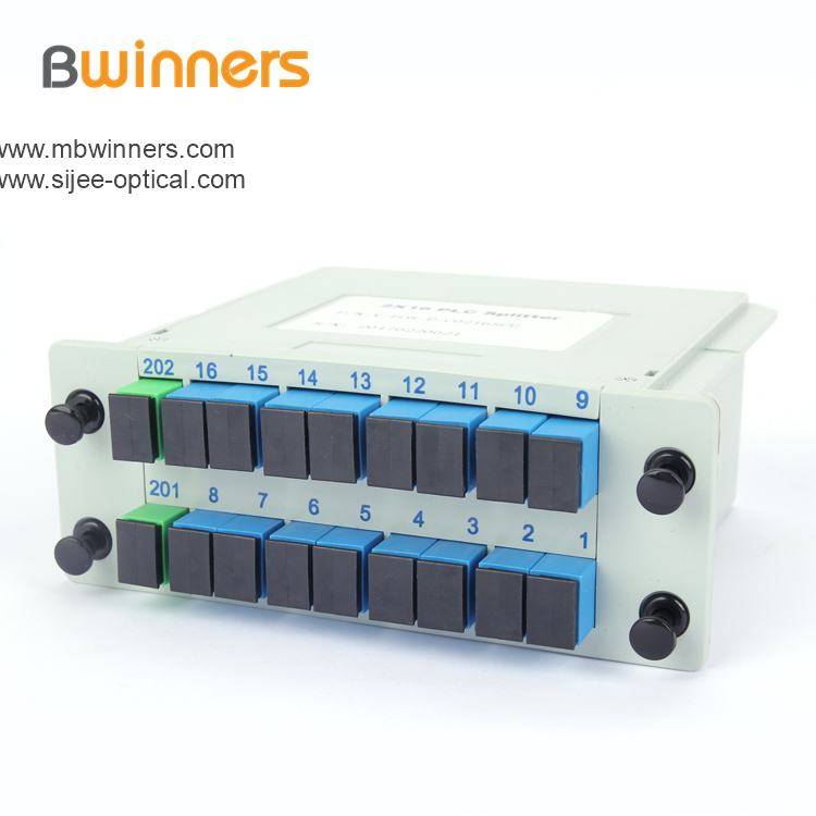 Module d'insertion 2x16 Sc Apc Plc Splitter Insertion Module 2x16 Sc Apc Plc Splitter