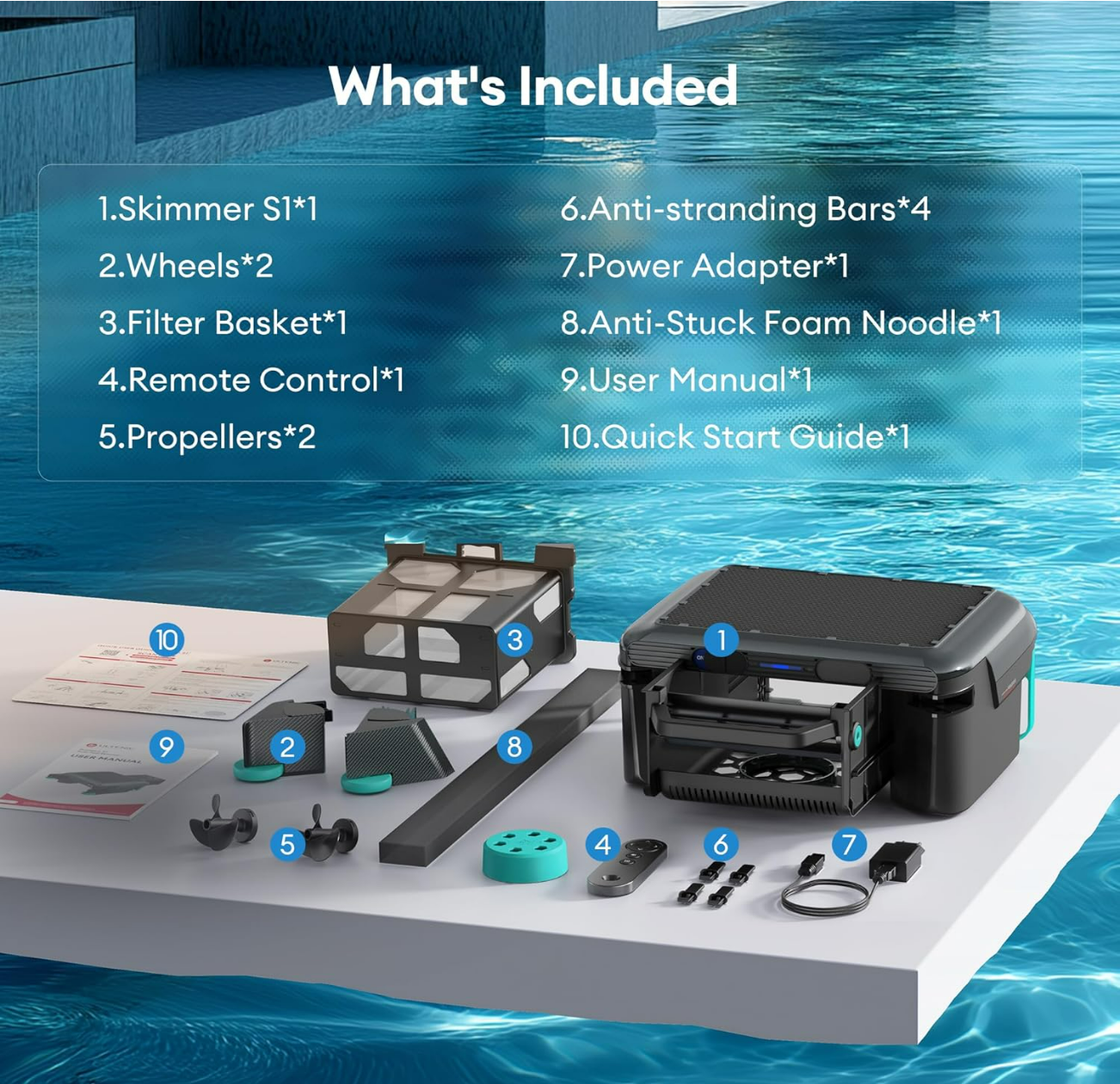 Ultenic S1 Above Ground Pool Cleaners3 Ultenic S1 Above Ground Pool Cleaners3