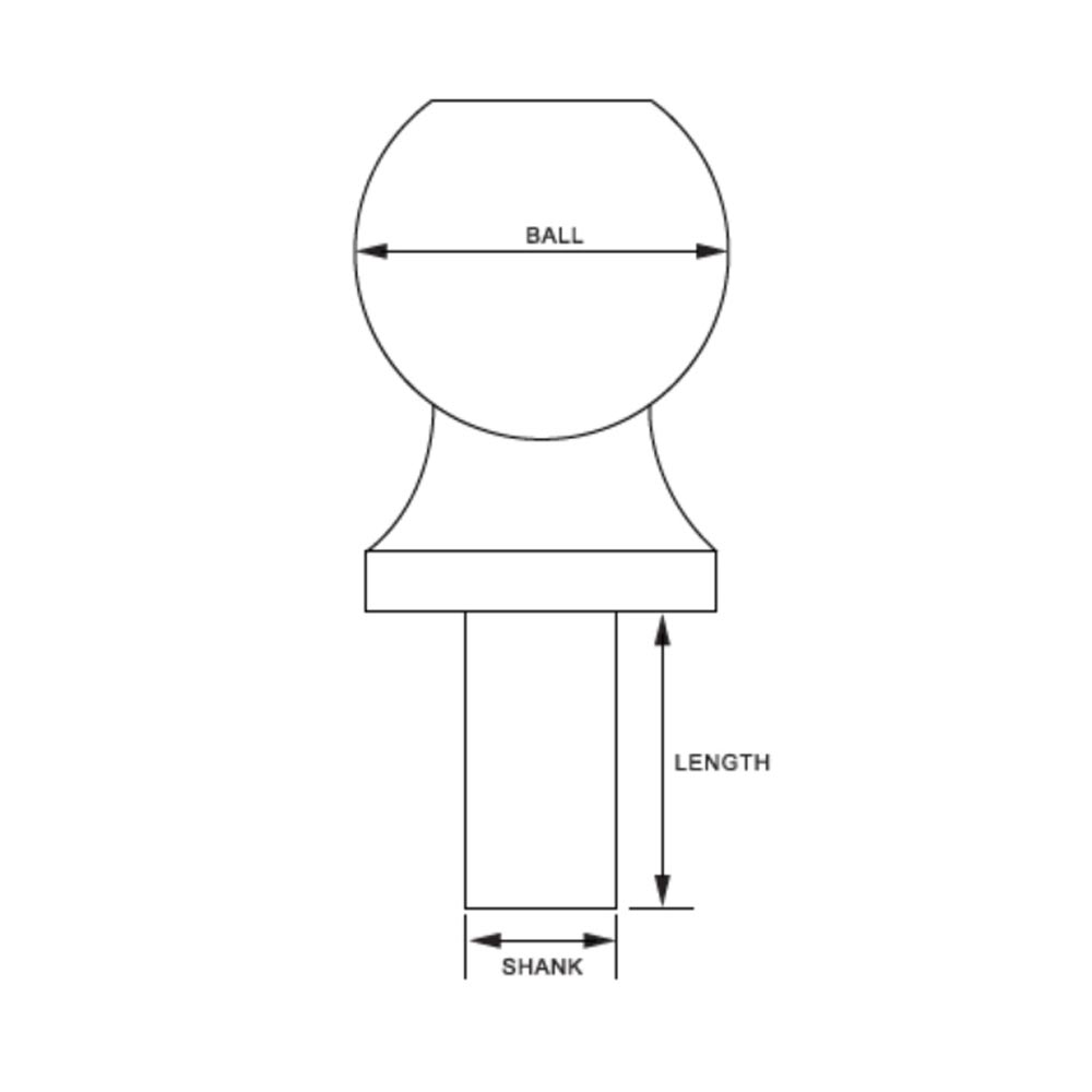 Enganche de bola de acero Steel Ball Lock Hitch