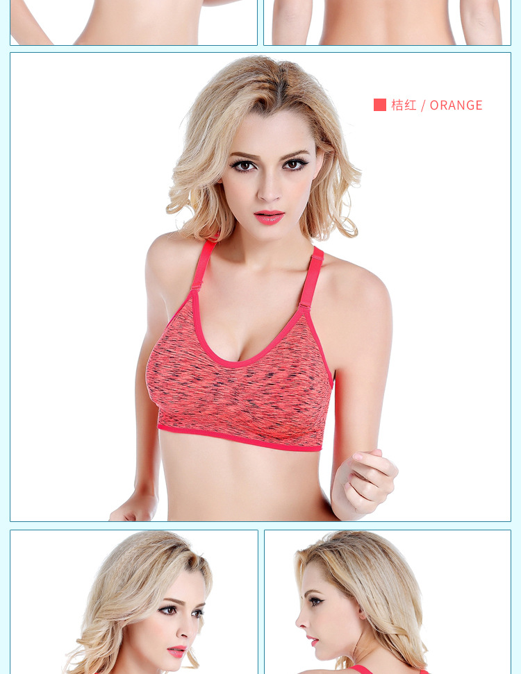 Cómodo sujetador de yoga Sujetador de entrenamiento de alto impacto Comfortable Yoga Bra High Impact Workout Bra
