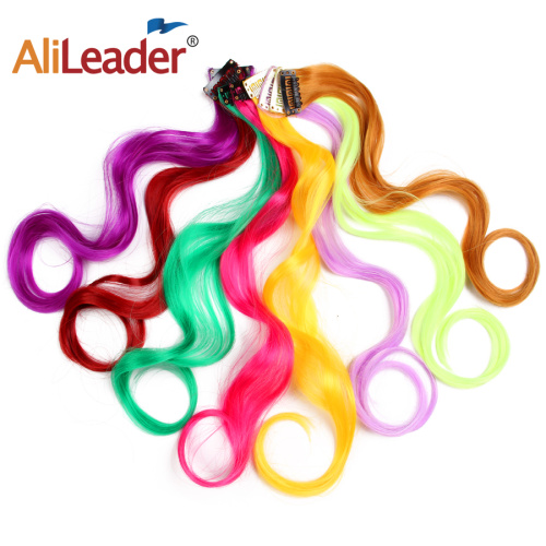 Rainbow Curly Hair Pieces Clip On Hair Extension Supplier, Supply Various Rainbow Curly Hair Pieces Clip On Hair Extension of High Quality