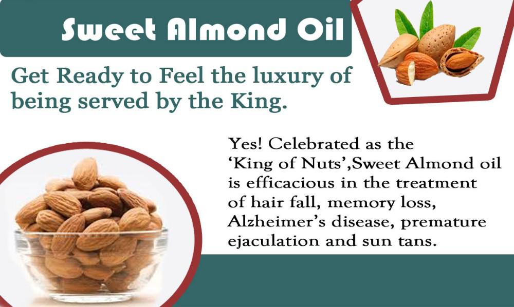 Jiangxi factory wholesale pure organic sweet almond oil