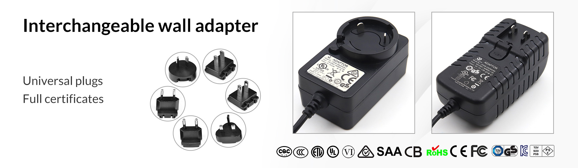 CHARGEUR AC 12//24V MICRO USB 2.4A AVEC CABLE NON SEPARE 1.2M