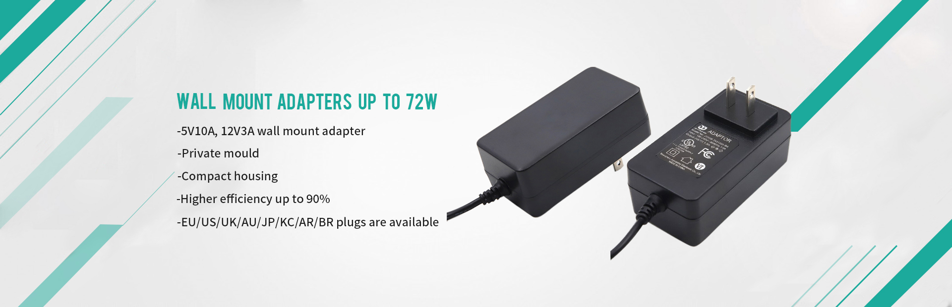 CHARGEUR AC 12//24V MICRO USB 2.4A AVEC CABLE NON SEPARE 1.2M