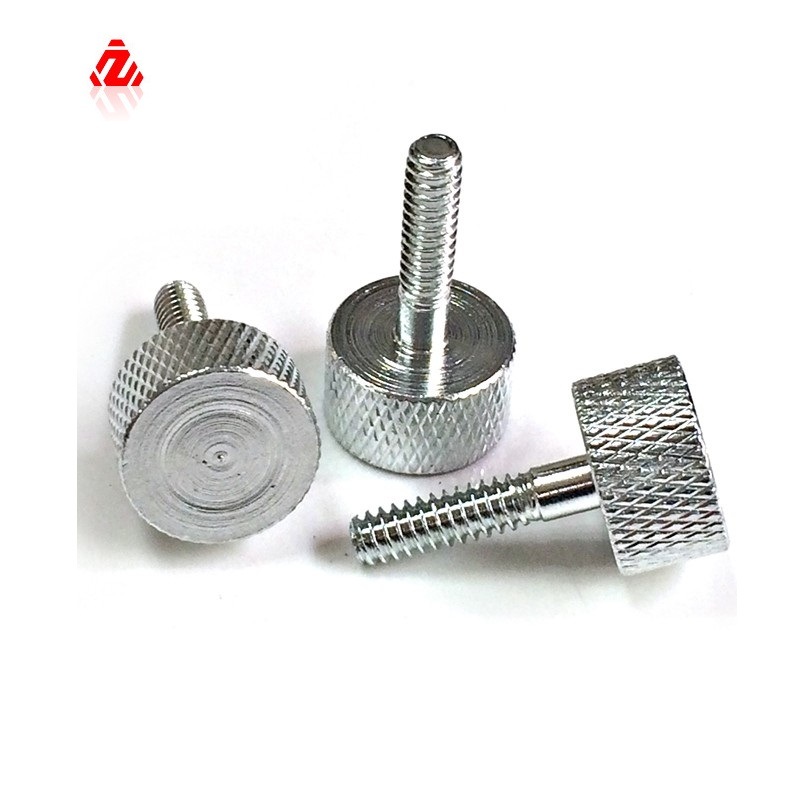 High Quality Non-Standard Aluminum Knurled Bolt, Thumb Bolt Screw