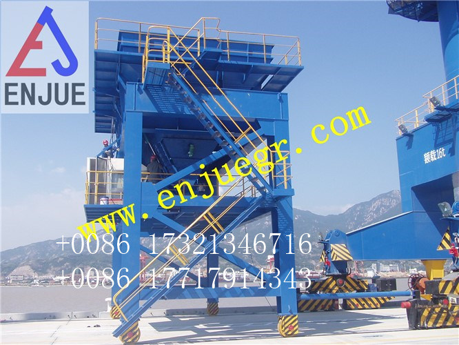 Rubber Tire Dust-Trap Hopper Mobile Type Dusting Hopper Dedusting Hopper Loader