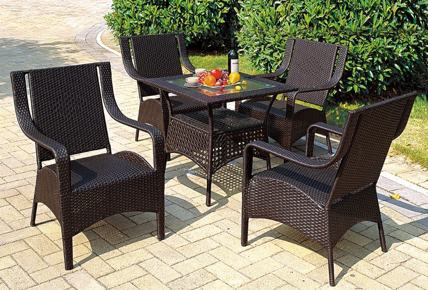 Garden Patio Dining Table and Chairs for Outdoor Furniture (TG-082)