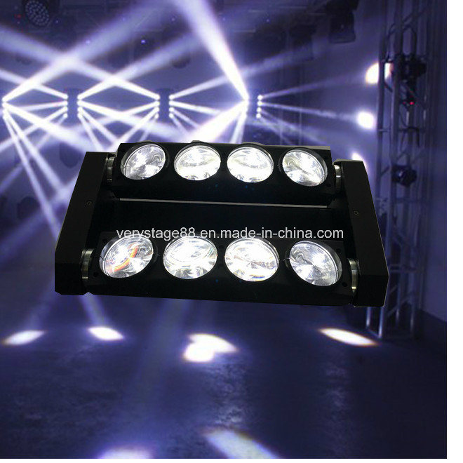 White 8*10W LED Spider Beam Moving Head Light