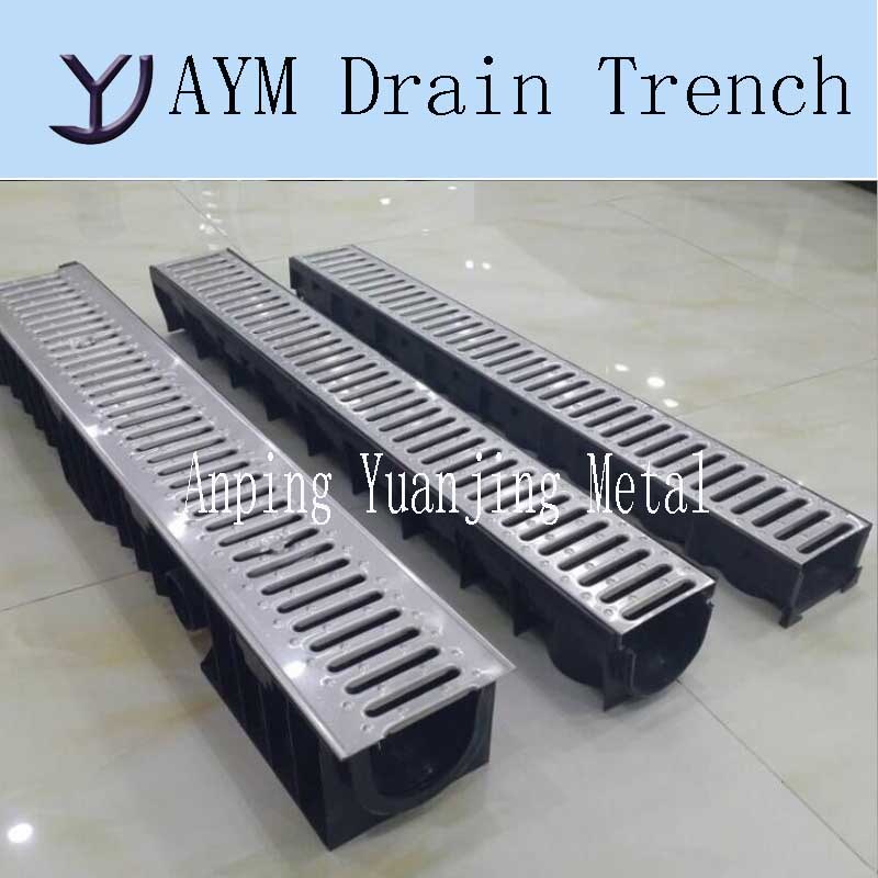 Plastic Drainage Channel Drain Trench with Cover