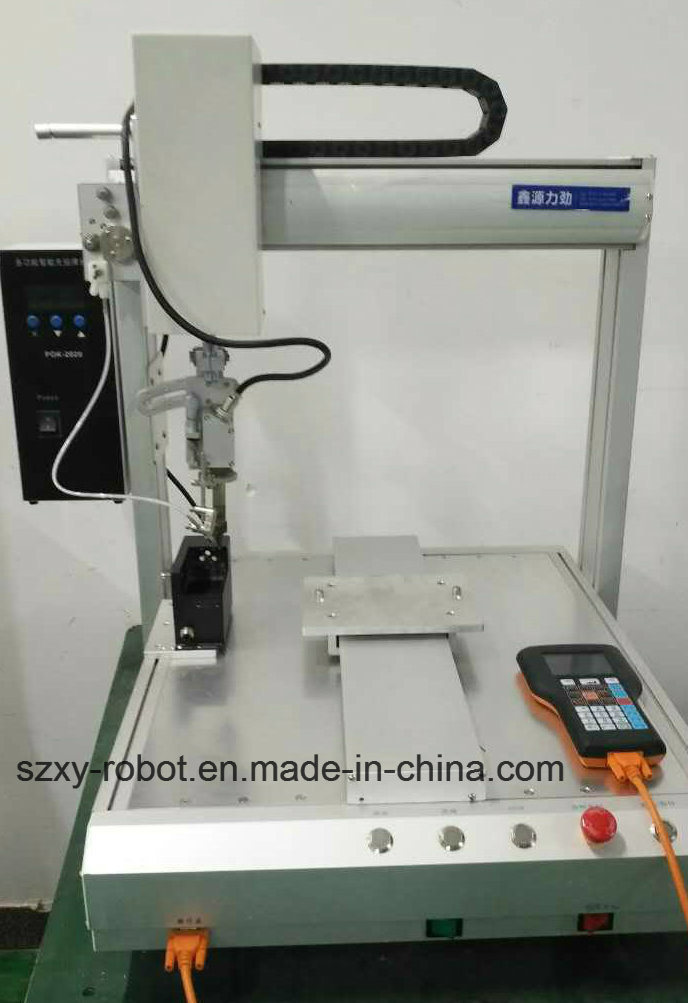 2018 Hot Sale Automatic LED PCB Soldering Robot Machine with 4 Working Station