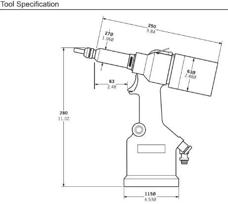 Rivet Nut Tool Pneumatic Tool