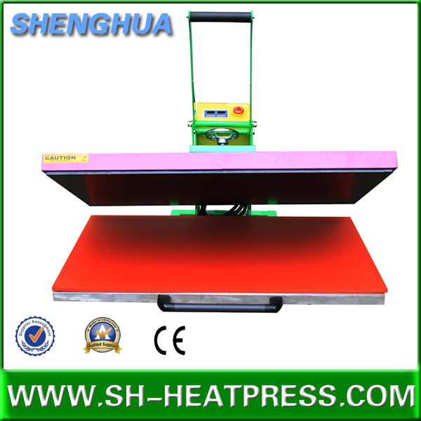 Ce Approval Manual Big Size Heat Press Machine 60X80cm 60X100cm 70X100cm