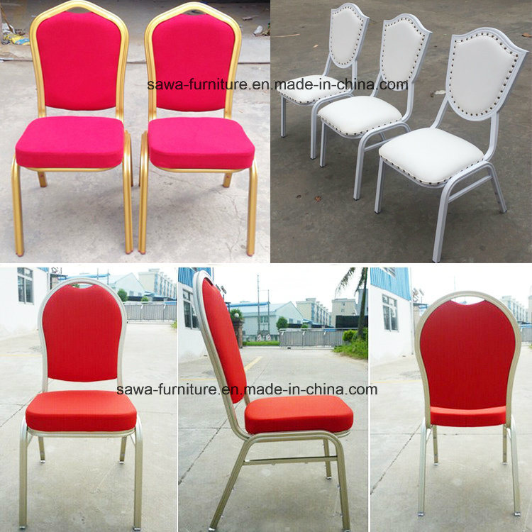 China Aluminum Frame High Quality Wholesale Stackable Banquet Chairs