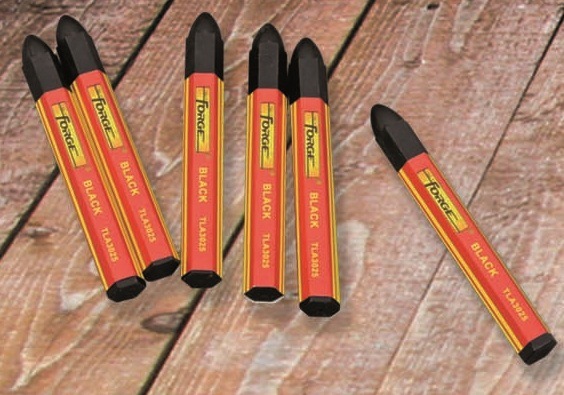 6PCS Non-Toxic Waterproof Marking Crayon Marking Pen Marker Black