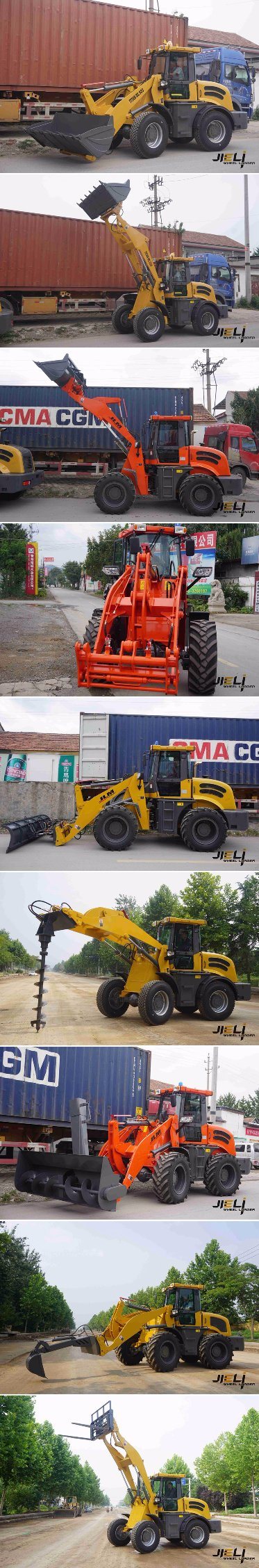 Wheel Loader Zl-920 Full Automatic Transmission Loaders in Easy Operation