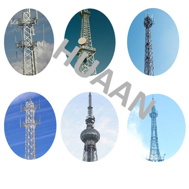 Three Legged Self-Support Steel Tubular Telecommunication Tower