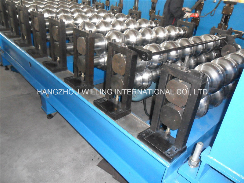 Hot Trapazoidal Glazed Steel Modular Tile Roof Roll Forming Machine