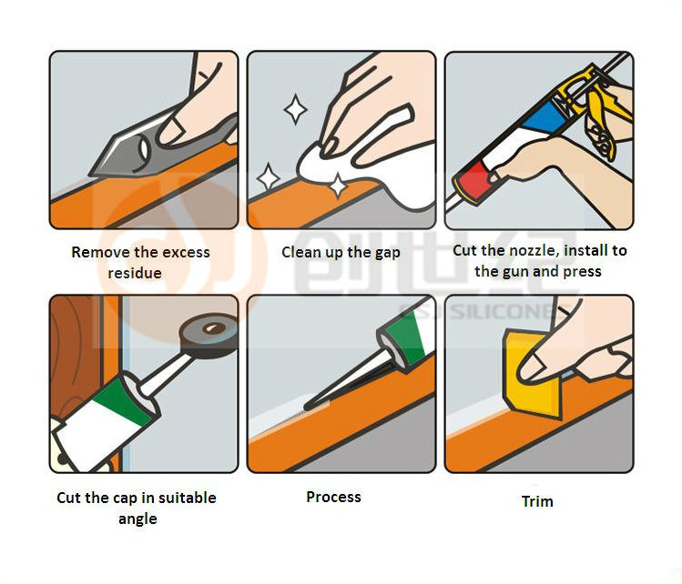 General Purpose Silicone Sealant Adhesive for Aluminum Window Door