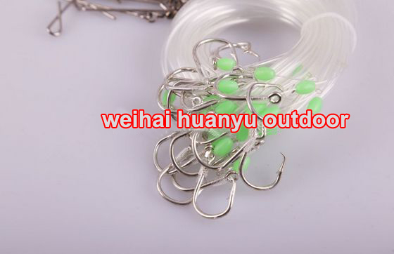 The New Japan Fishing Hooks 25PCS/1 Bag Longline Traces Tubing 75cm Fishhook #18 Lure Hook for Fishing