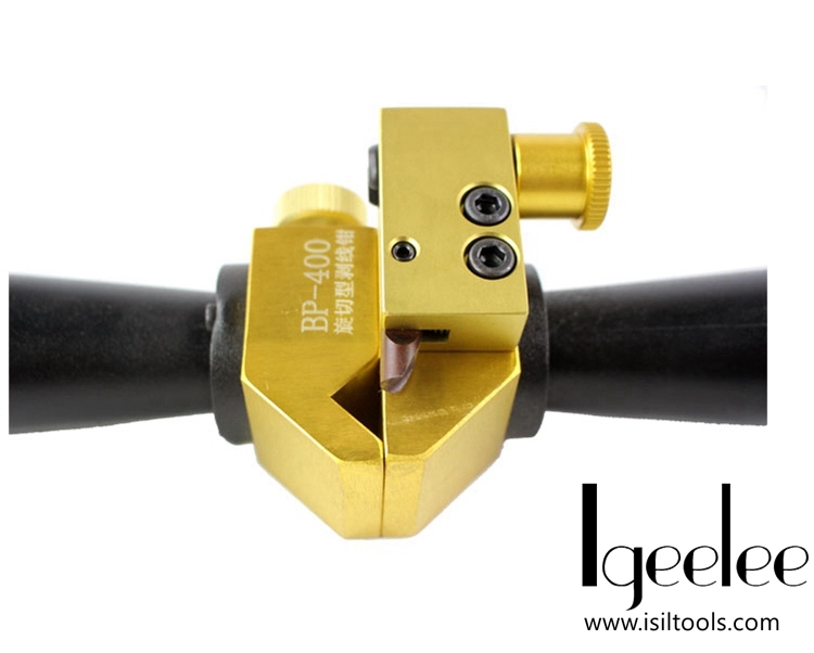 Igeelee Cable Stripper Wire Stripping Tools for Peeling Thickness Below 4.5mm, Diameter 11-30mm Bp-400
