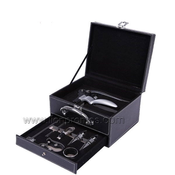 Customized Wine Promotion Gifts Box Packing Opener Tool Set