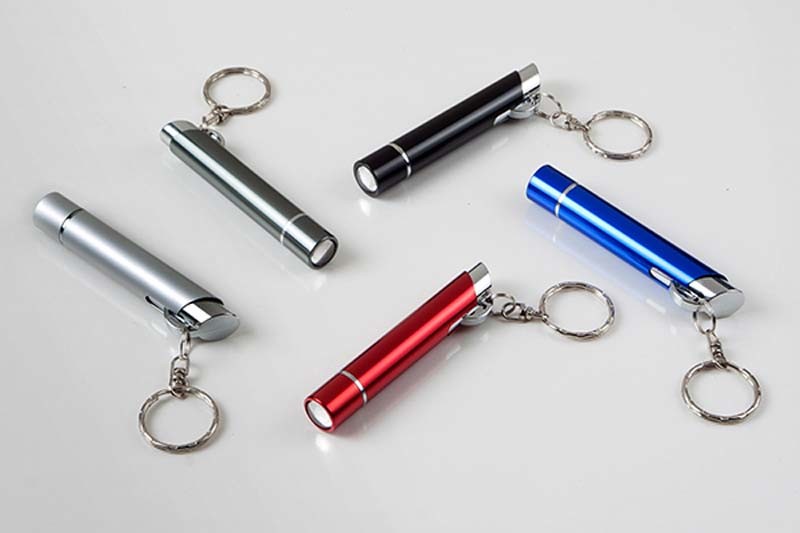 Promotional Flexible Aluminum Keychain LED Mini Flashlight