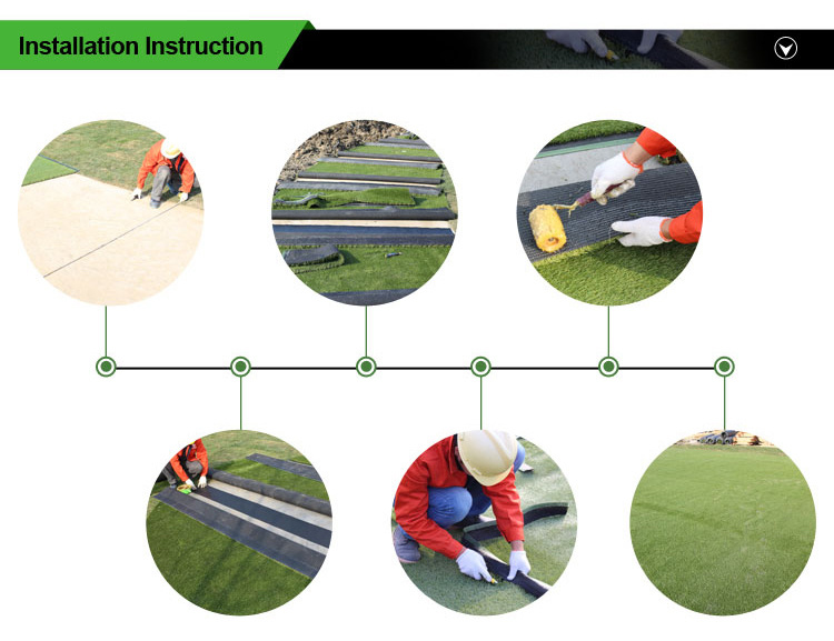 Good Resilient U Shape Artificial Grass Turf for Home Use