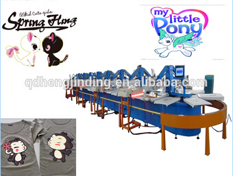 Automatic Oval Silk Screen Printing Machine, Automatic T-Shirt Screen Printer