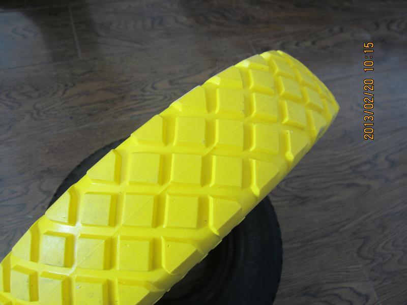 PU Foam Flat Free Wheel Barrow Wheel