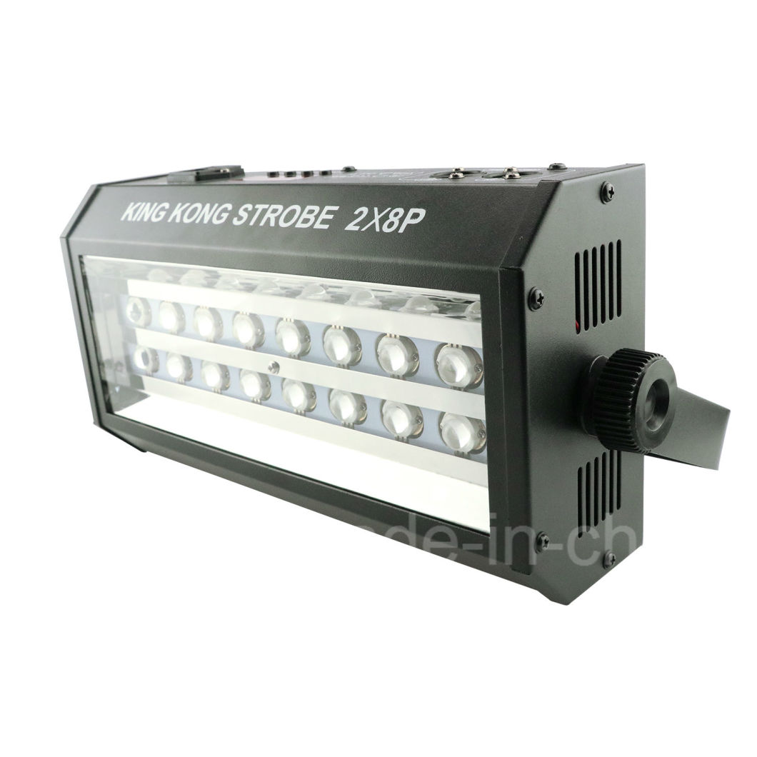 2*8PCS 300W Sound/Auto RGB Strobe Light for Disco Stage Party