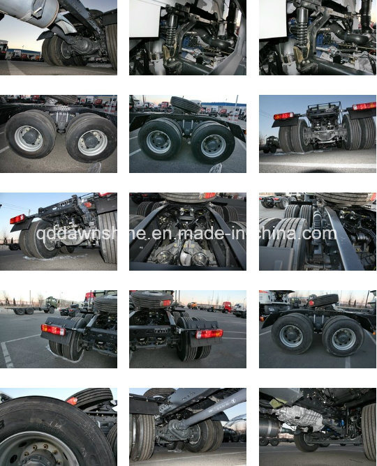 Benz Tech China Beiben Brand CNG 6X4 Trailer Head 10 Wheels 336HP 375HP Rhd LHD Tractor Truck for Sale