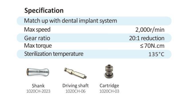 Tealth Detachable 20: 1 Implant Surgery Big Torque Dental Handpiece