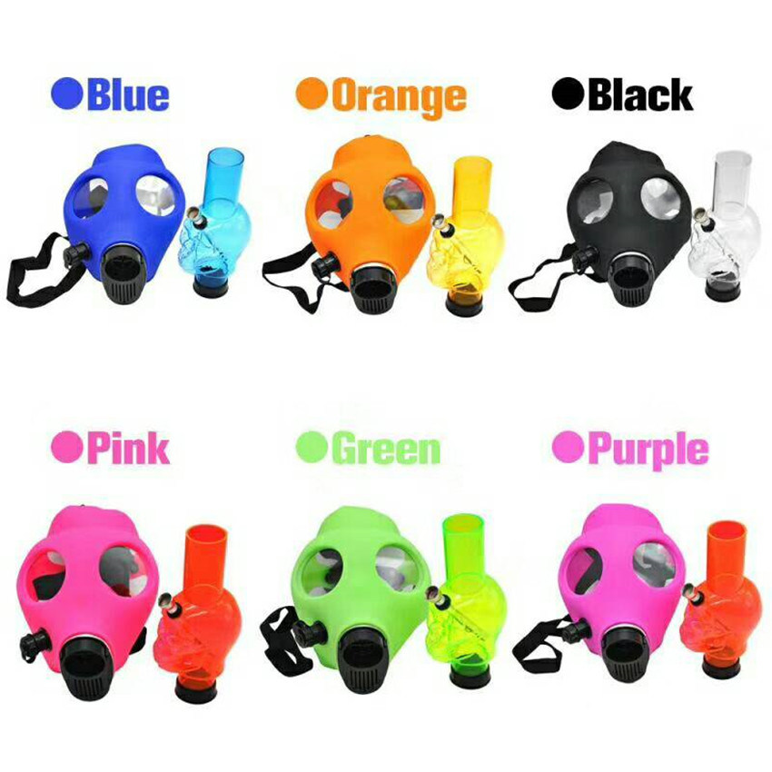 Smoking Hookah Shisha Silicone Mask with Pipe Dance Party Fashion Products