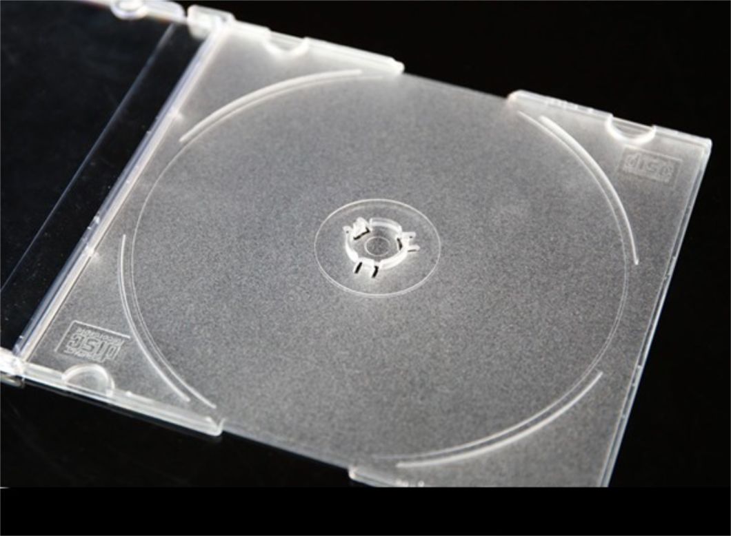 CD Case CD Box CD Cover 5.2mm Silm Square with Colour Tray Good Quality Cheaper Price