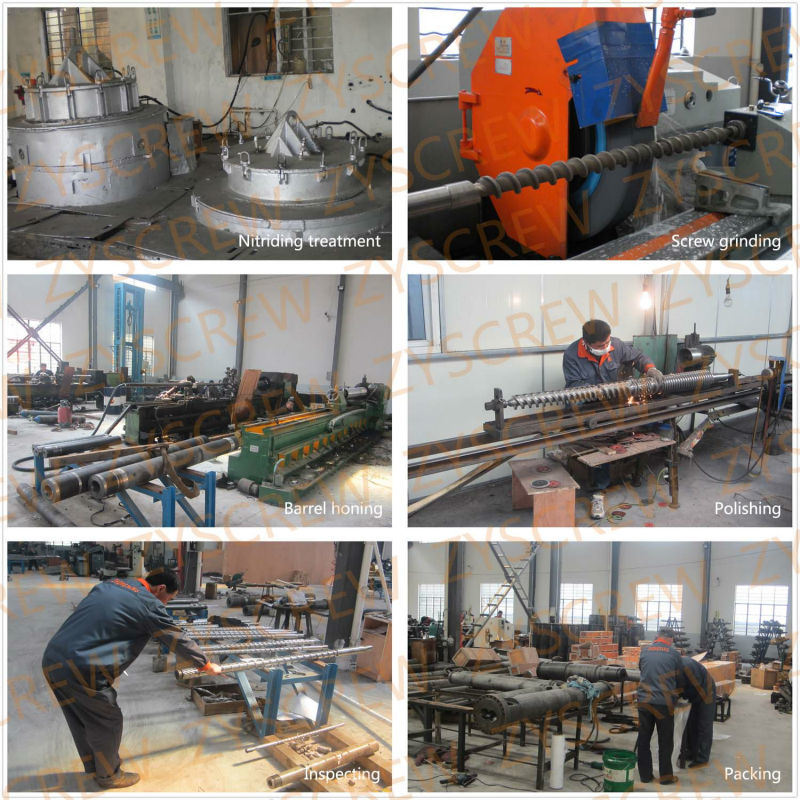 Injection Screw Barrel, Pet Bottle Blowing Screw Cylinder for Injection Molding Machinery