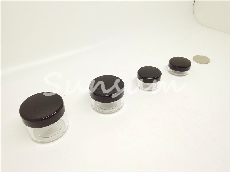 Empty Plastic Cosmetic Mini Cream Jars 3G 5g 15g 20g