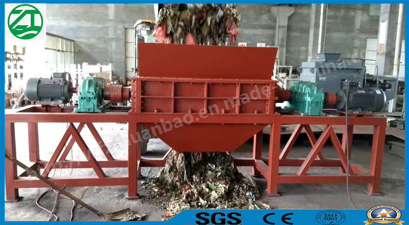 Professional Biaxial Tire/Plastic/Wood/Municipal Solid Waste/Foam/Metal/Foam Shredder