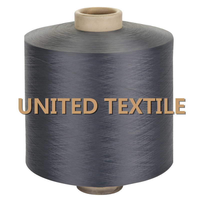 100% Polyester Dope Dyed Yarn with 600d/192f SD Him DTY for Denim Fabric