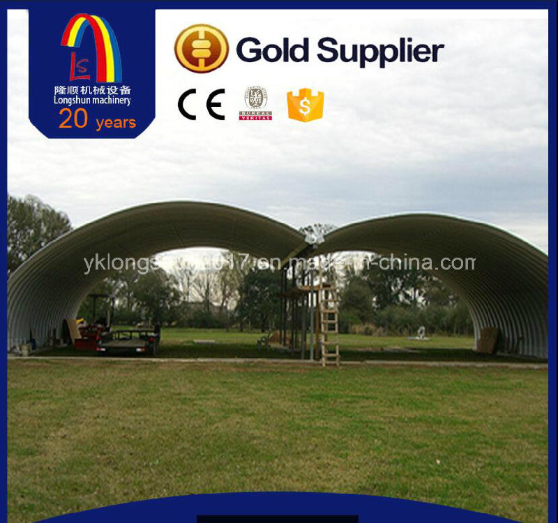 Corrugated Steel Arch Sheet Metal Roof Making Machine