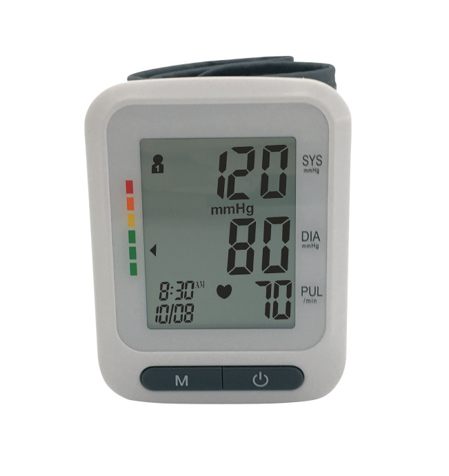 Automatic Digital Wrist Blood Pressure Monitor with Cuff