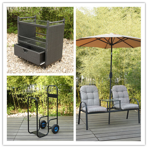 Rattan Wicker Hotel Garden Patio Outdoor Furniture Wine Trolley (FS-5550)