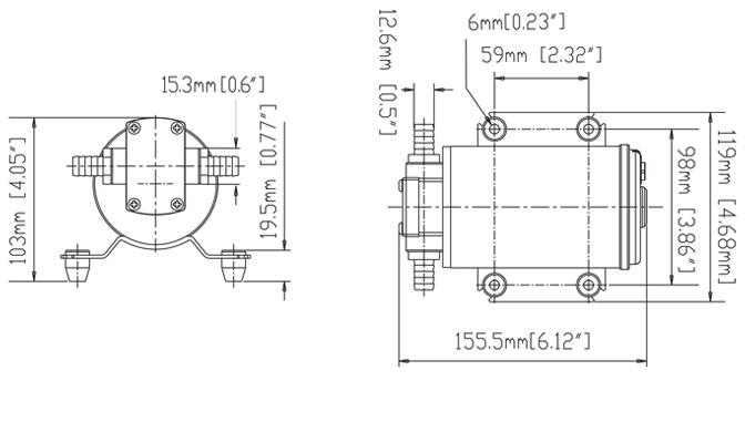 Small Electric Car Fuel Pump Gear Pump