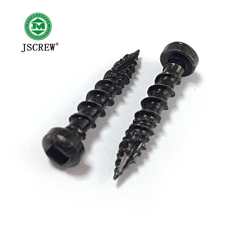 Black Harden Square Drive Pan Head Type17 Thread Cutting Drywall Screw Deck Screw