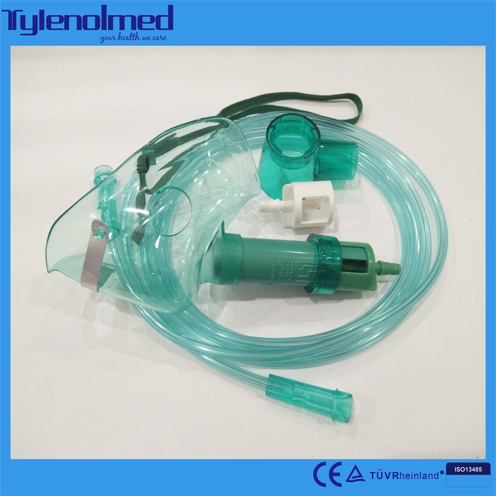 Adjustable Oxygen Mask with Tubing for Medical Use