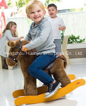 Factory Supply Rocking Horse Brown British Pony