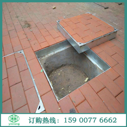 Custom Cast Stainless Steel Square Manhole Cover for Patio Drainage