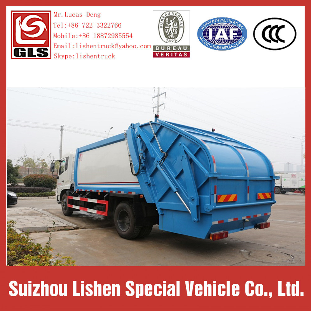 Garbage Truck for Sale 12 Cbm Hydraulic Pump Garbage Compressor Truck Rubbish Collection Vehicle