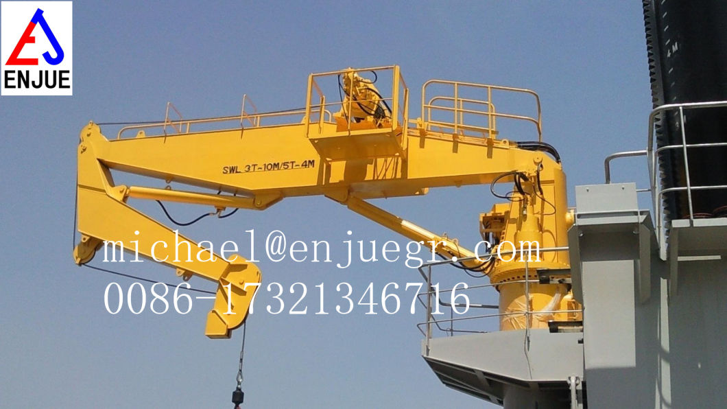 Hydraulic Marine Crane Deck Crane Telescopic Boom Crane